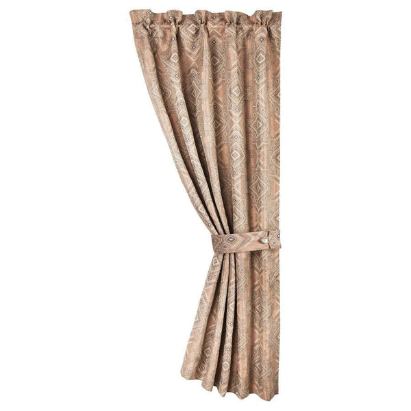 Sedona Pale Sienna Rod Pocket Curtain Panel Curtain