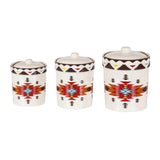 Del Sol Aztec 19-PC Dinnerware and Canister Set Dinnerware Set
