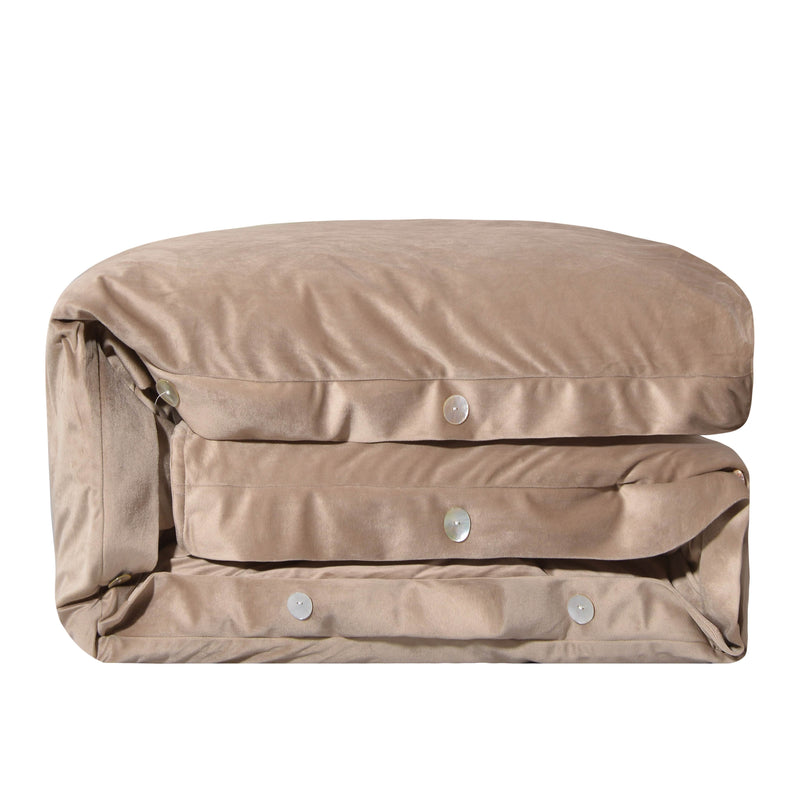 Sand Velvet Duvet Cover Duvet Cover
