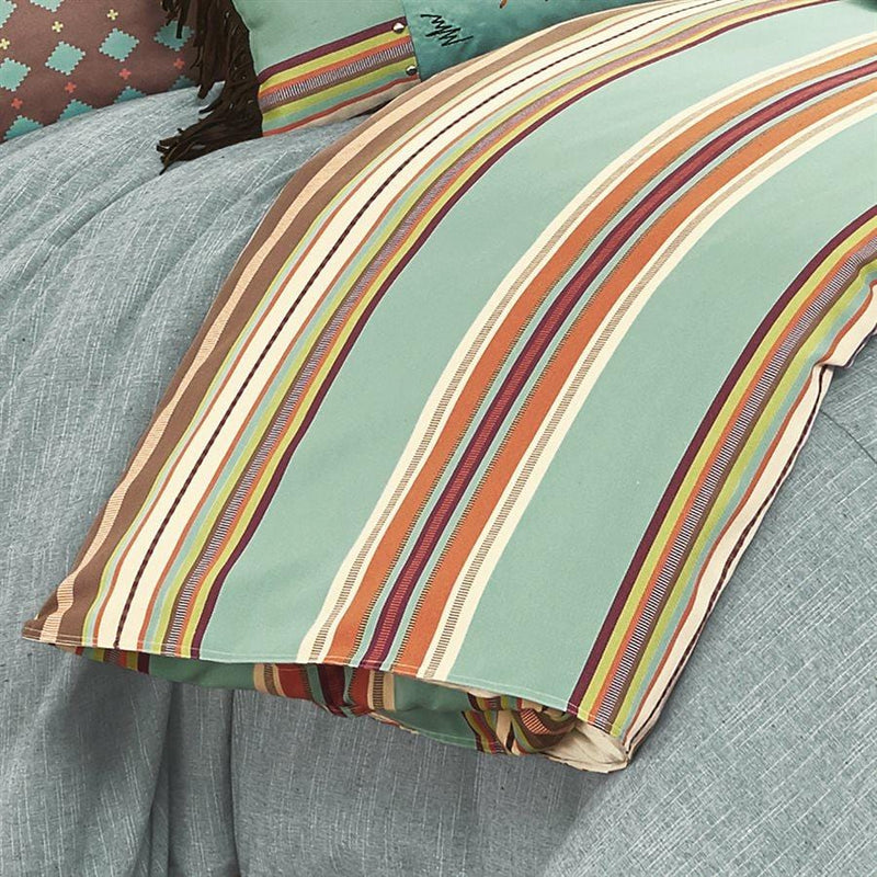 Serape Southwestern Striped Duvet Cover, Super Queen Super Queen Duvet Cover