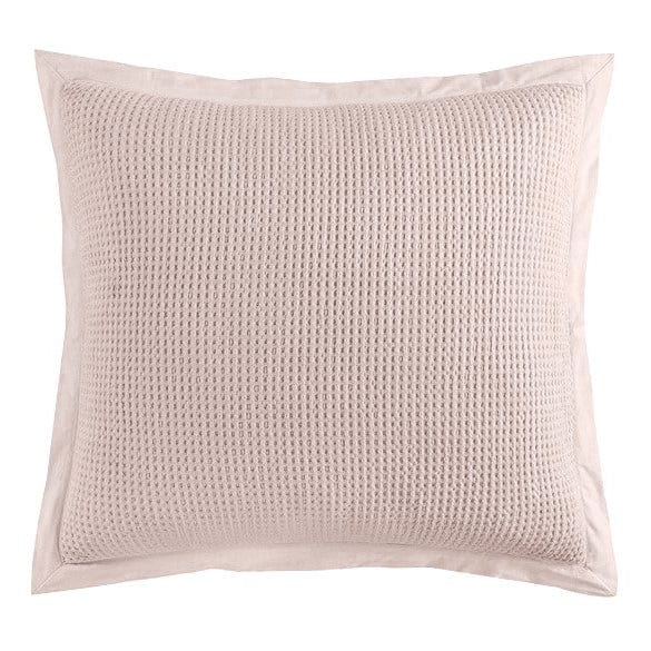 Waffle Weave Euro Sham Blush Euro Sham