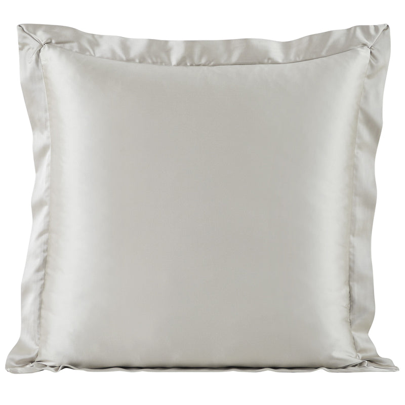 High Shine Satin Euro Sham Champagne Euro Sham