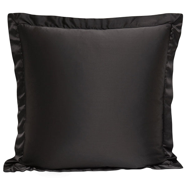 High Shine Satin Euro Sham Espresso Euro Sham