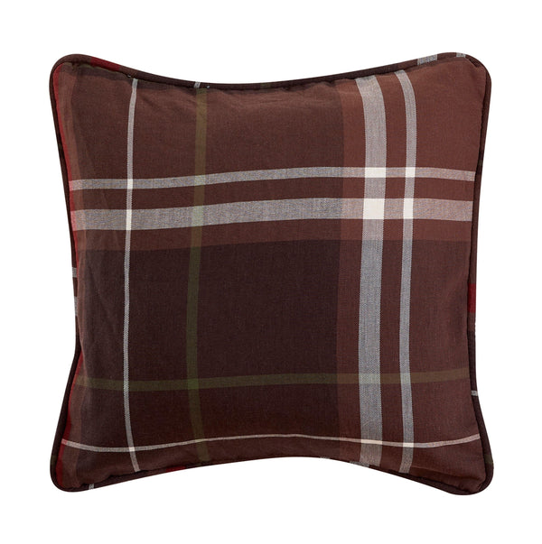 Jackson Plaid Euro Sham, 27X27 Euro Sham