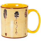 Large Arrow Mug and Desert Skull Coaster 8PC Set Kitchen Lifestyle