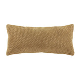 Woven Suede Lumbar Pillow Leather Pillow