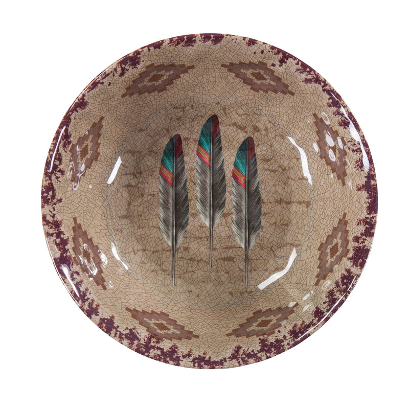 Feather 14-PC Melamine Dinnerware Set Melamine Dinnerware