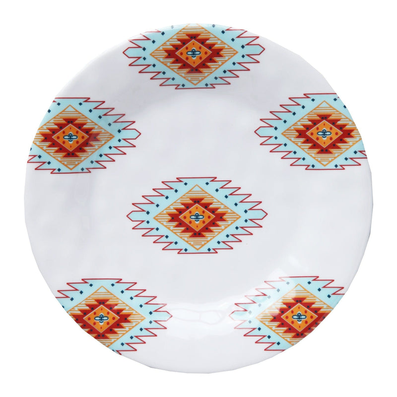 Southwest Motif 14-PC Melamine Dinnerware Set Melamine Dinnerware