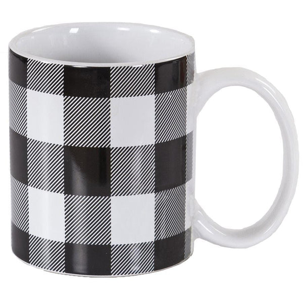 Camille Buffalo Check 4-PC Coffee Mug Set Mug