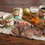Pueblo Aztec 4-PC Coffee Mug Set Mug