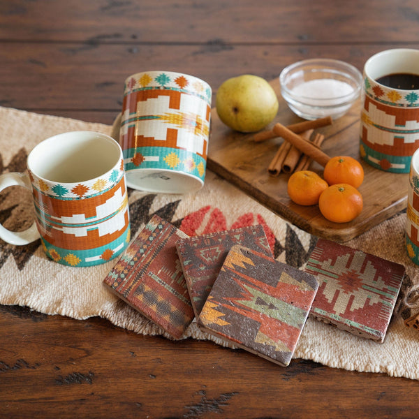 Pueblo Aztec 4-PC Coffee Mug Set Mug