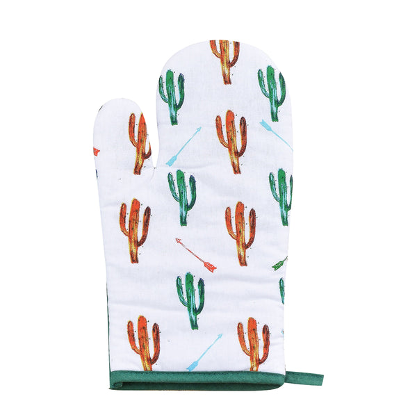Colorful Cactus Printed Oven Mitt Oven Mitt