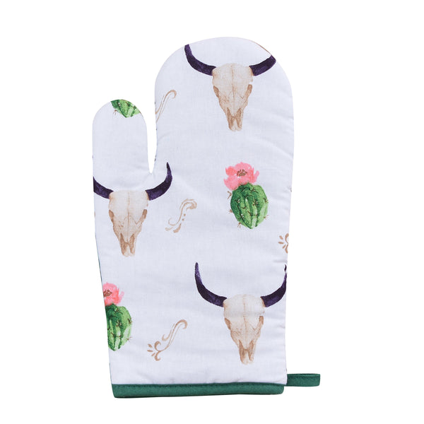 Skull / Cactus Oven Mitt Oven Mitt