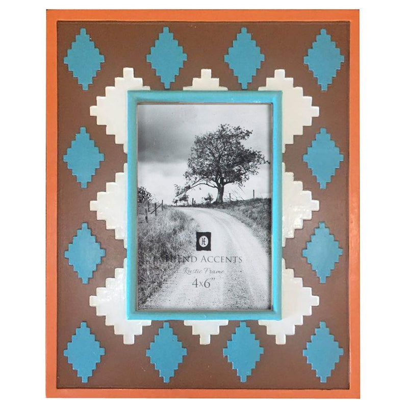 Aztec Pattern Picture Frame, 4x6 Picture Frame