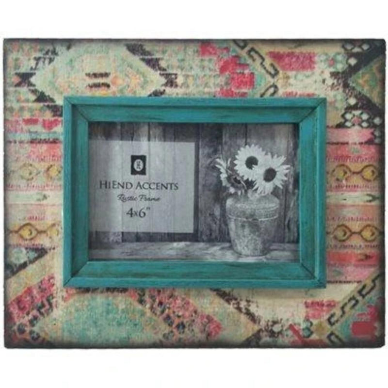 Aztec Tapestry Picture Frame, 4x6 Picture Frame