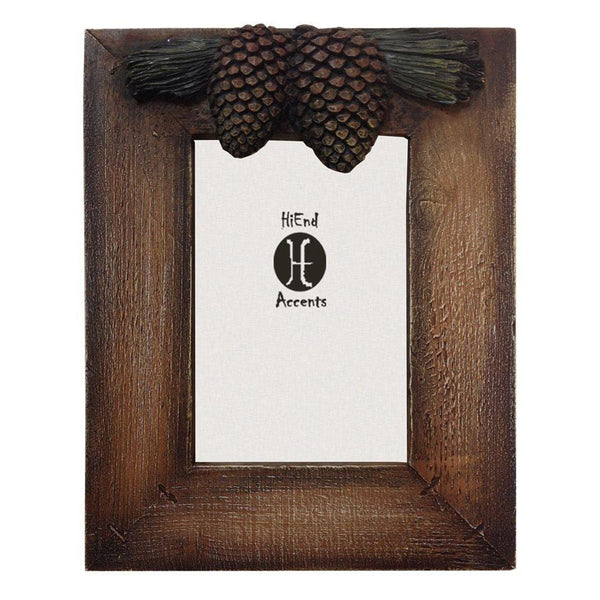 Pine Cone Picture Frame, 4" x 6" Picture Frame