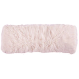 Mongolian Faux Fur Lumbar Pillow Blush Pillow