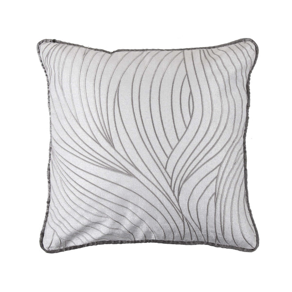 HiEnd Accents Multi Celeste Wave Embroidery Pillow