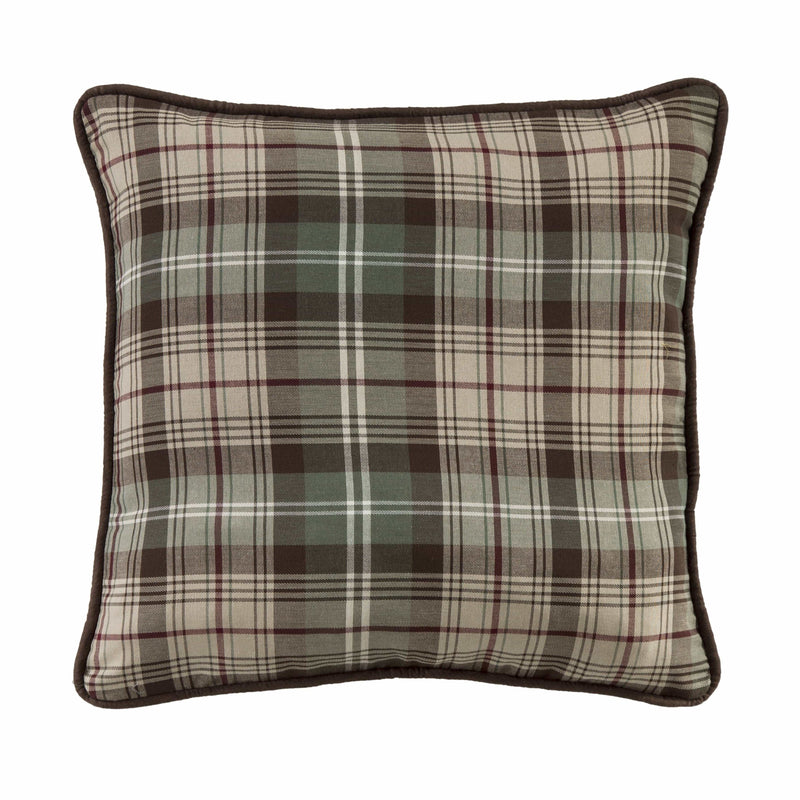 Huntsman Plaid Throw Pillow, 22x22 Pillow