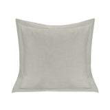 Single Flanged Washed Linen Pillow Light Gray Pillow