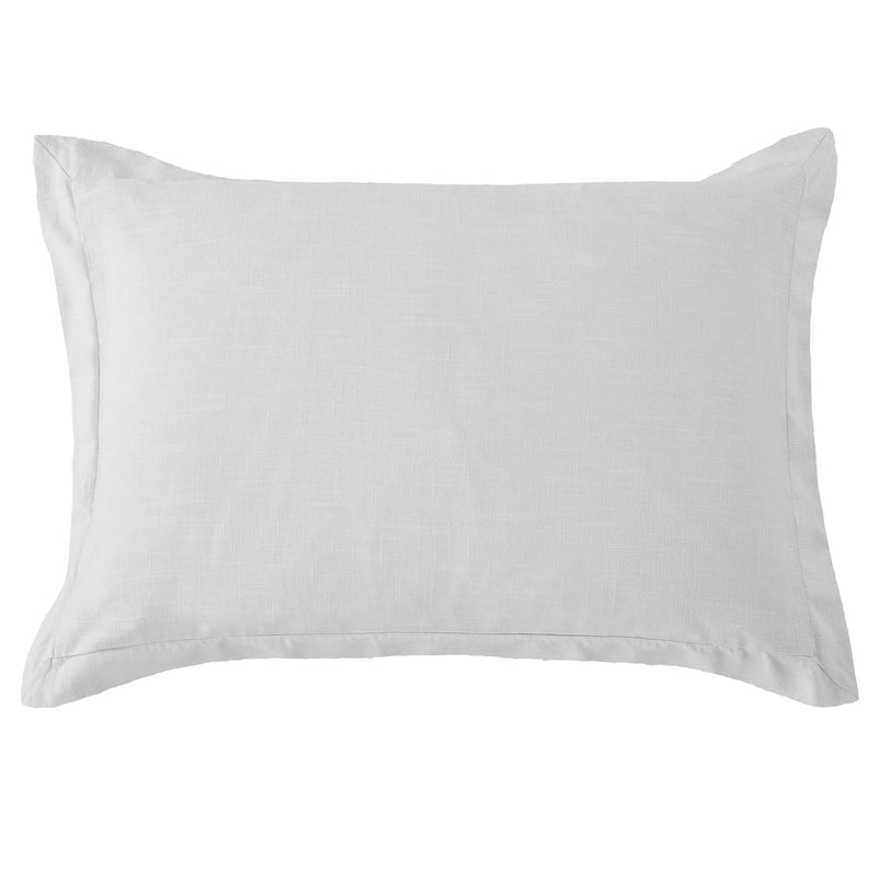 Washed Linen Tailored Dutch Euro Pillow Light gray Pillow