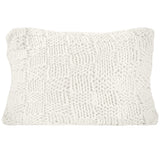 Chess Knit Dutch Euro Pillow Natural Pillow