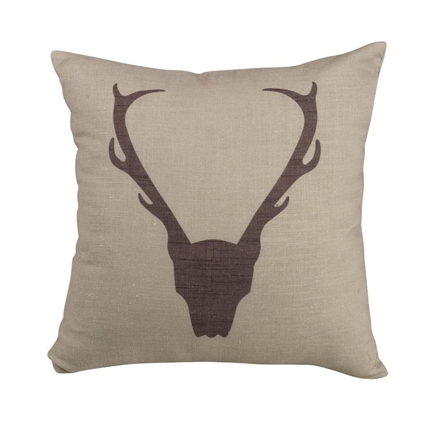 Antler throw discount pillow