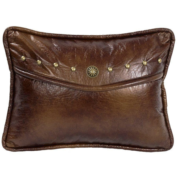 Ruidoso Faux Leather Envelope Pillow w/ Studs Pillow