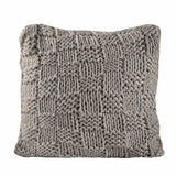 Chess Knit Euro Pillow, 27x27, 6 Colors Taupe Pillow