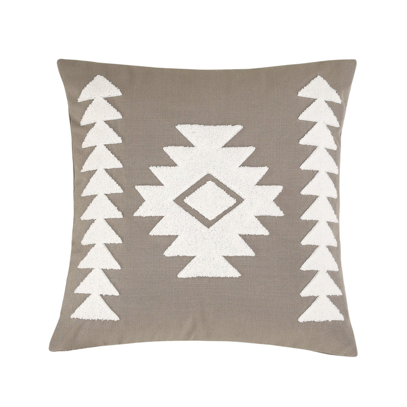 Trent Aztec Applique Pillow, 18x18 Pillow