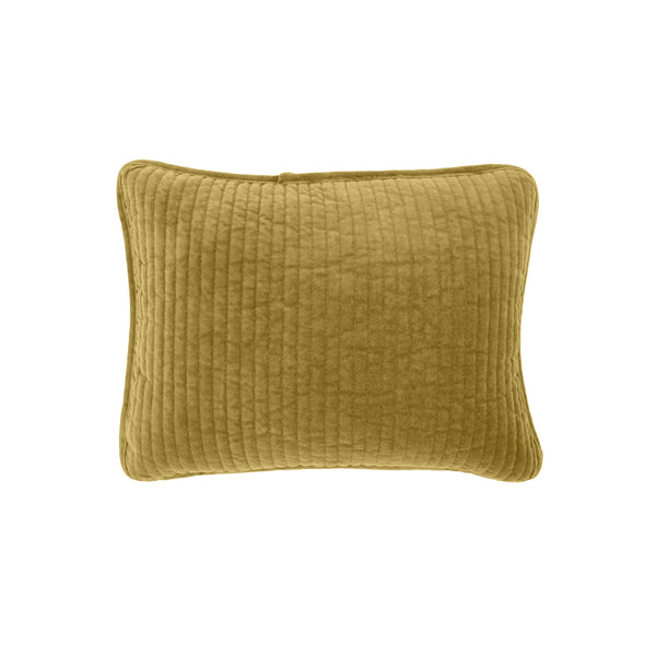 Stonewashed Cotton Velvet Boudoir Pillow Tuscan Pillow
