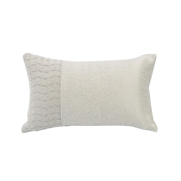 HiEnd Accents Oversized White Mink Throw Pillow