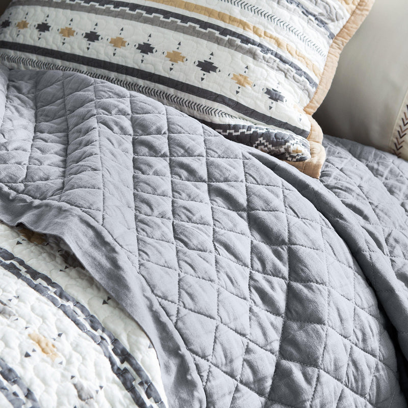 HiEnd Accents Desert Sage Reversible Quilt Set