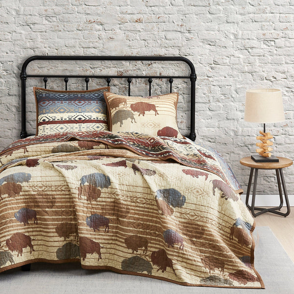 Home on the Range Reversible Quilt Set Quilt