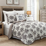 Lyla Floral Print Reversible Quilt Set Quilt