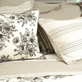 Lyla Floral Print Reversible Quilt Set Quilt