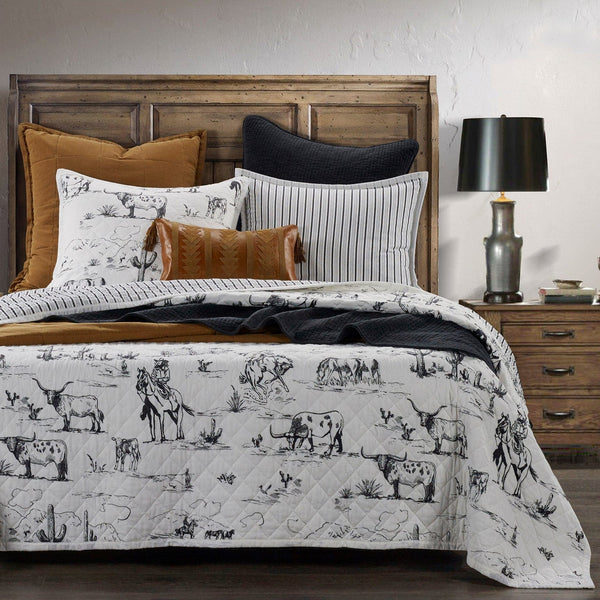 Ranch Life Printed Reversible Quilt Set Quilt
