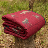 Woodland Plaid Reversible Quilt Set Quilt