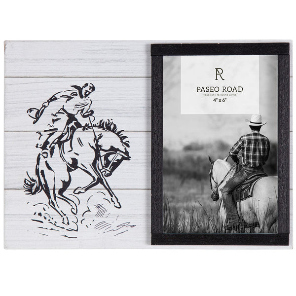 Ranch Life Bronc Rider Picture Frame, 4x6
