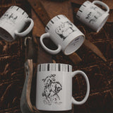 Ranch Life Longhorn Mugs, Set of 4