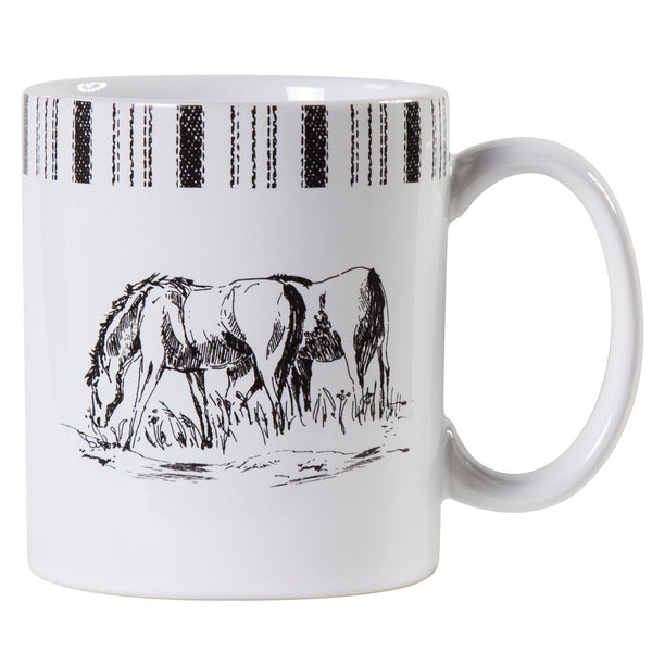 Ranch Life Remuda Mugs, Set of 4