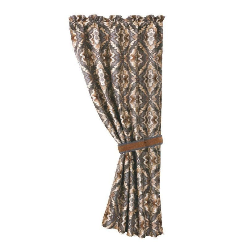 Lexington Slate Blue & Mustard Single Panel Curtain Sale-Curtain