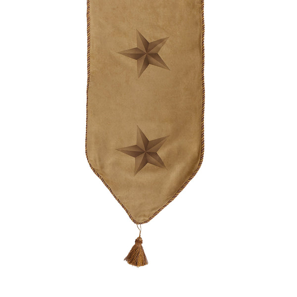 Luxury Star Light Tan Table Runner, 16x108 Sale-K