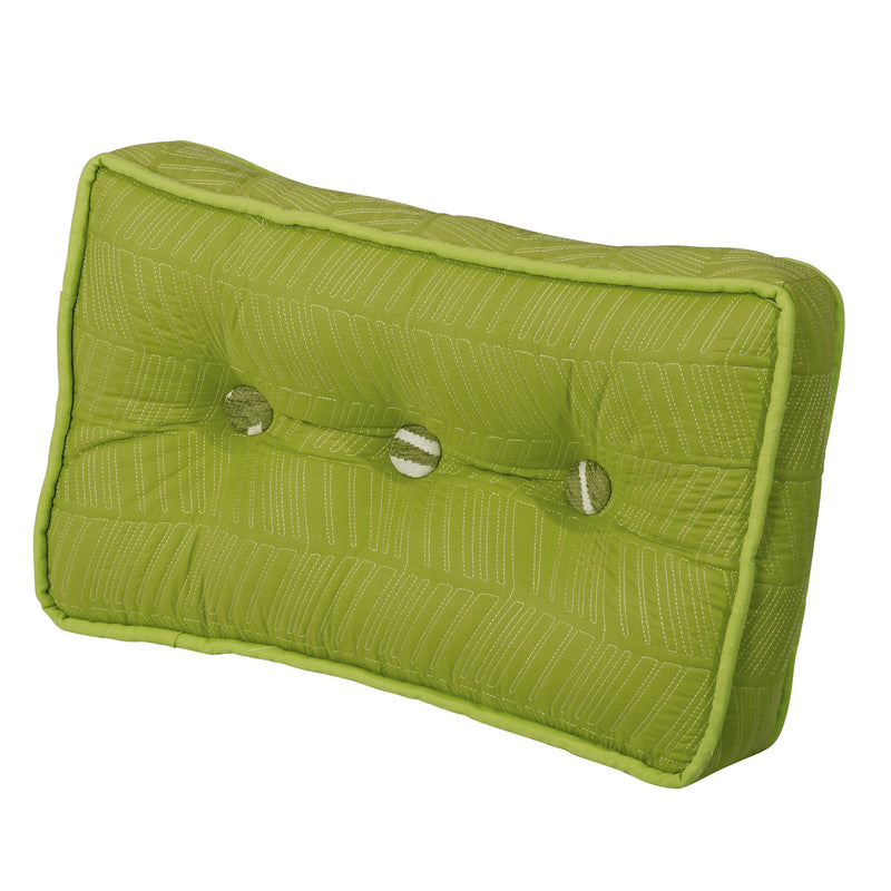 Capri Coastal-Style Box Pillow, Chartreuse Green Sale-Pillow