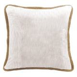 Newport Taupe Stripe Reversible Euro Sham w/ Trim Sale-Sham