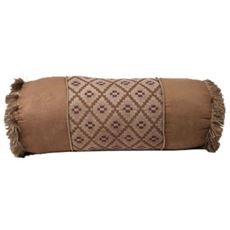 Diamond Chenille Neck Roll, 21x8 Sale-Throw Pillow