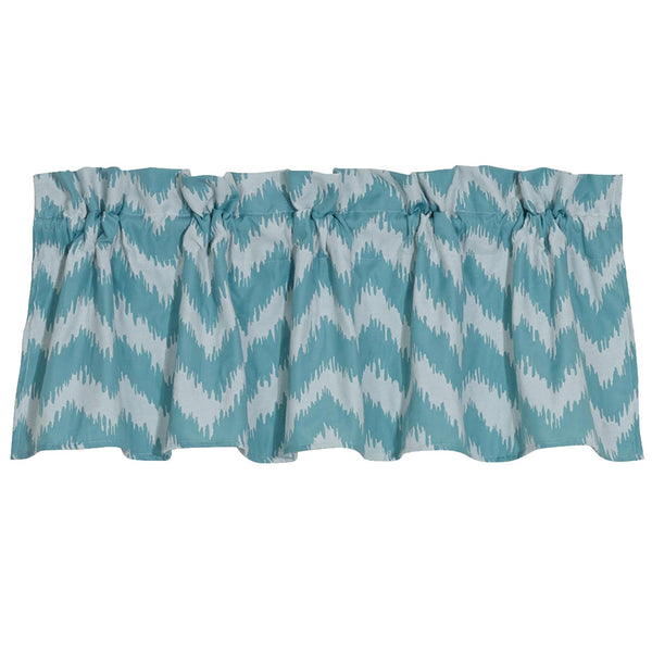 Catalina Kitchen Valance w/ Blue & White Chevron Sale-Valance