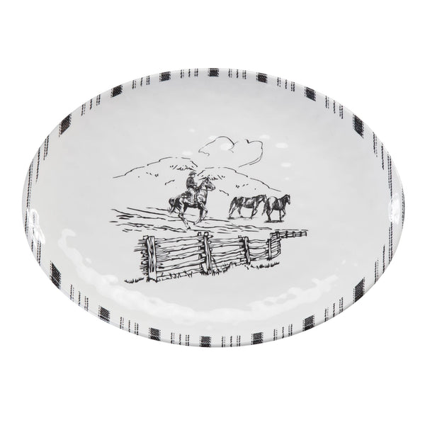 Ranch Life Melamine Serving Platter Serving Platters