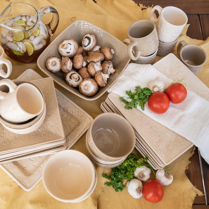 Savannah Serving Platter, Cream (EA) Serving Platters