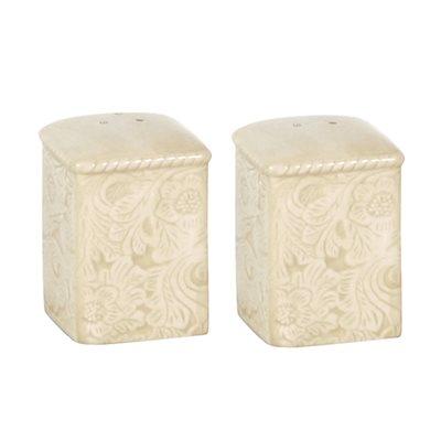 Savannah Salt & Pepper Shaker Set, Cream Shaker